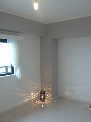 白を基調とした明るい空間に 白を基調とした明るい空間に